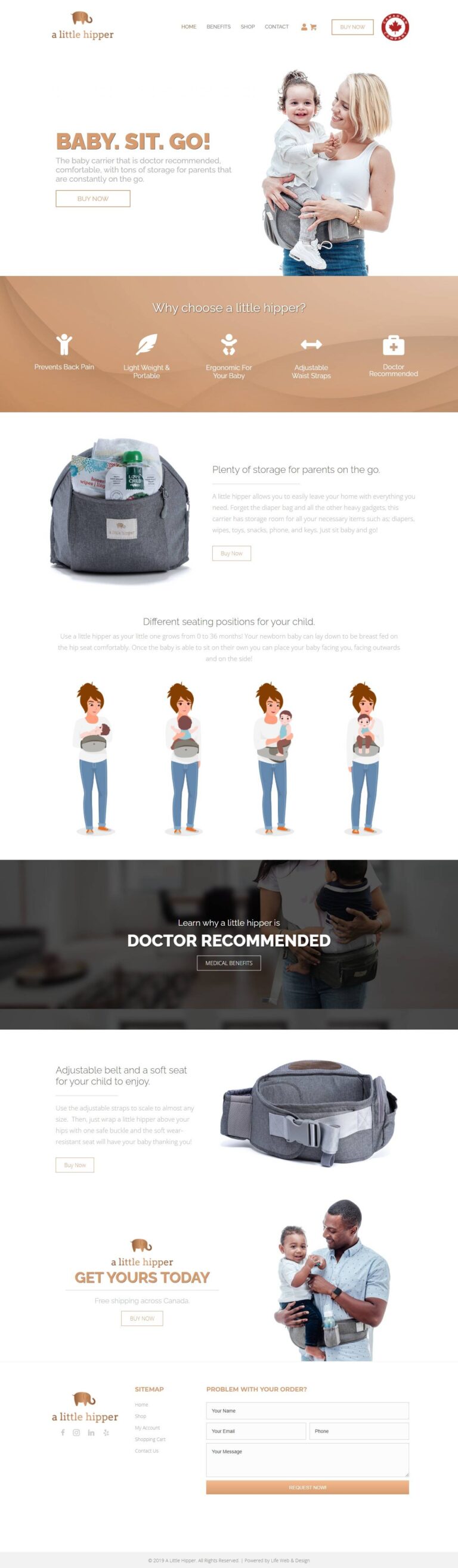 E-Commerce Web Design for Company in King City
