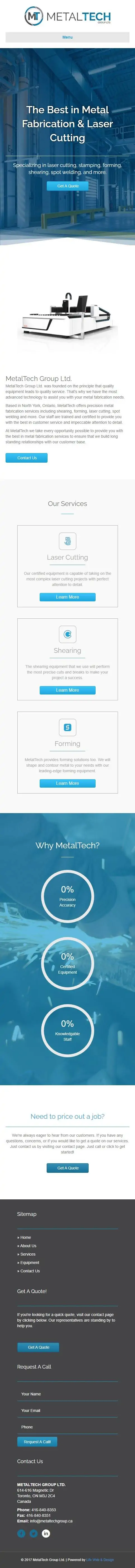 Mobile version, home page