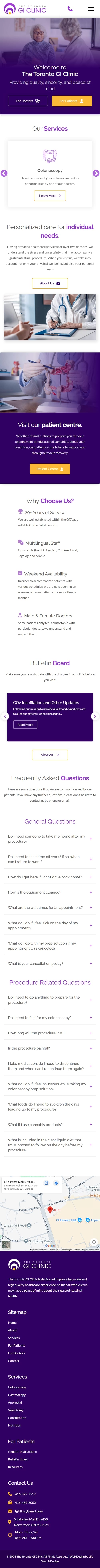 Mobile version, home page