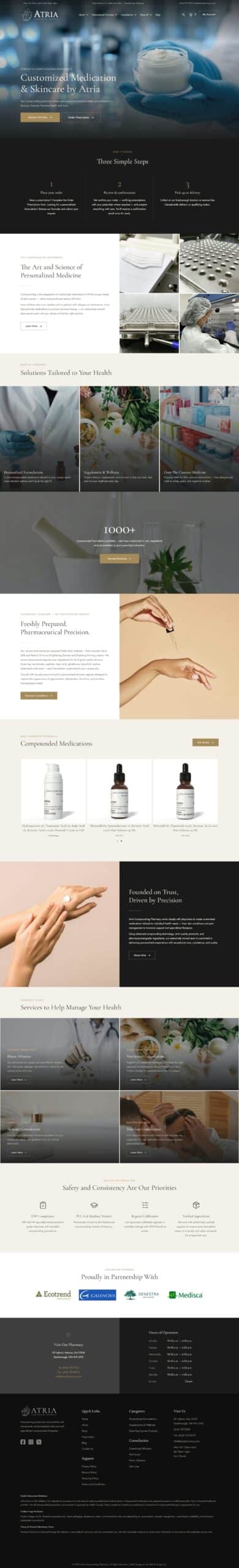 Home 25 Pharmacy Web Design in Toronto
