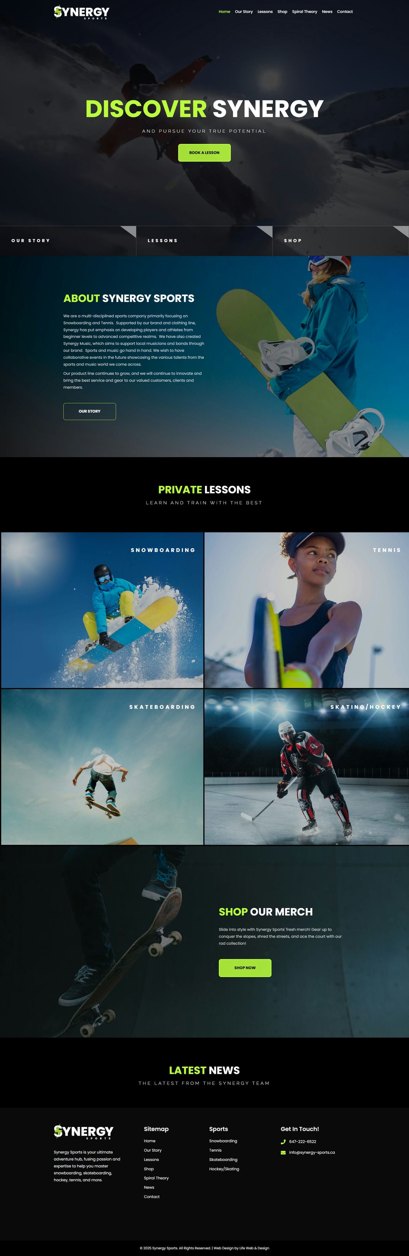 Home 27 Sports Coaching Web Design in Richmond Hill